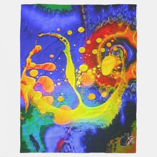 真の超越的 フリースブランケット (正面)