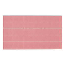 真ん中に模様があるピンク色の背景 名札