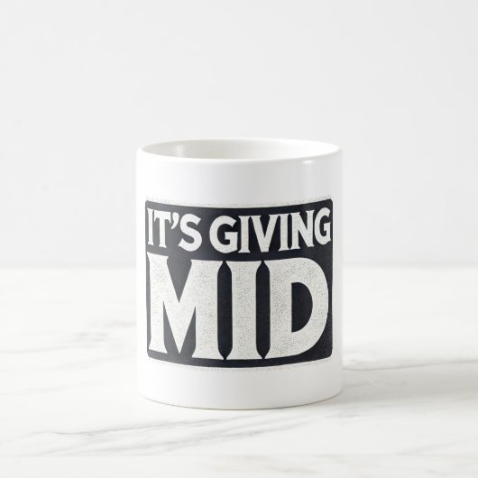 「真ん中与えだ」 コーヒーマグカップ (中央)