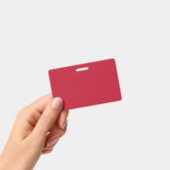 真クラシック無地の赤 バッジ (手持ち)