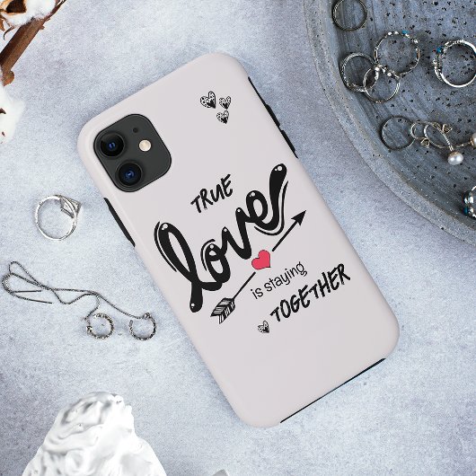 真シンプル愛文字iPhoneケース Case-Mate iPhoneケース