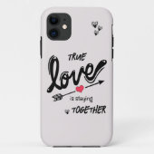 真シンプル愛文字iPhoneケース Case-Mate iPhoneケース (裏面)