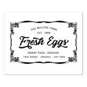 真ヴィンテージ生卵カートン ラバースタンプ (インプリント)