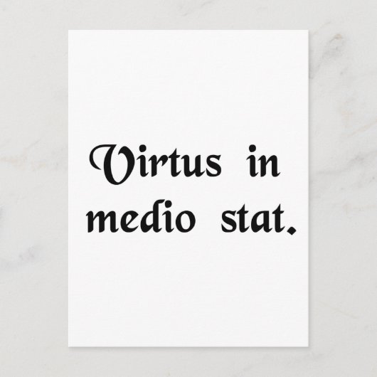 真中に徳が立つ。 ポストカード (正面)