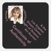 真偽証書 スクエアシール (正面)