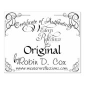 真偽証~オリジナル ラバースタンプ (インプリント)