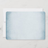 真冬のポピー結婚式招待状 招待状 (裏面)