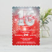 真冬のワンダーランド スイート16 誕生日 招待状 (スタンド正面)