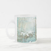 真冬の夜の夢 フロストグラスマグカップ (左)