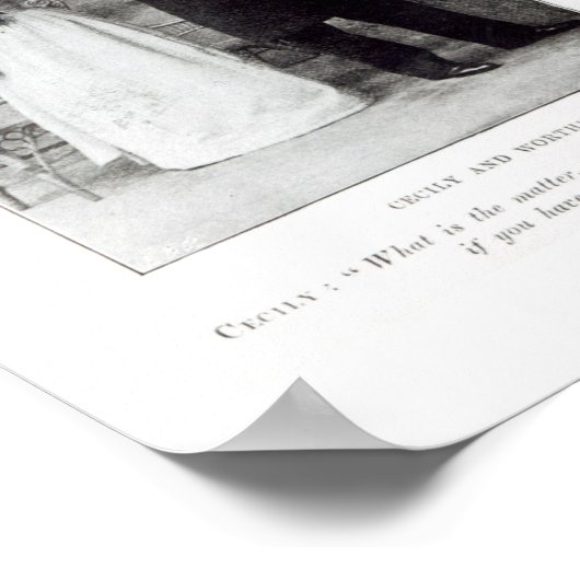 真剣であることの重要性の場面 ポスター (角)