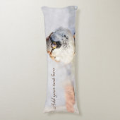 真剣なスズメ ボディピロー (正面縦)