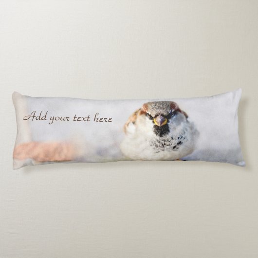 真剣なスズメ ボディピロー (裏面)