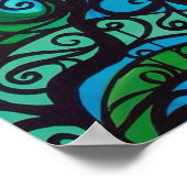 真剣な月明かりの中で ポスター (角)