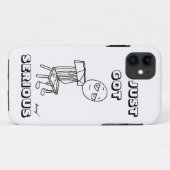 真剣なiPhone 5ケ得ースだけで座る Case-Mate iPhoneケース (裏面(横))