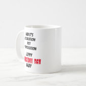 真剣におもしろいな今レクリエーションのない出産 コーヒーマグカップ (正面左)