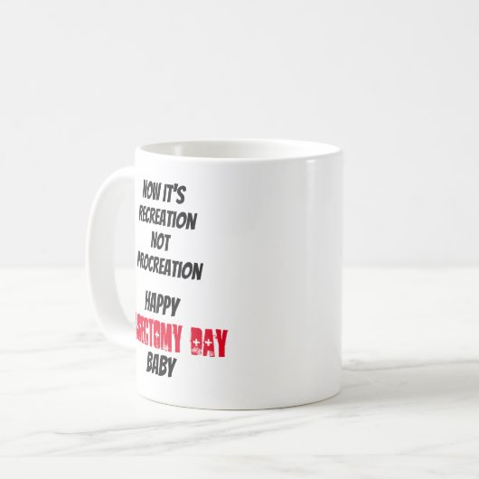 真剣におもしろいな今レクリエーションのない出産 コーヒーマグカップ (正面左)
