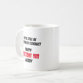 真剣におもしろいな精管切除の心配パッケージのギフト コーヒーマグカップ (正面左)