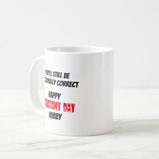 真剣におもしろいな精管切除の心配パッケージのギフト コーヒーマグカップ (正面左)