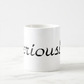 真剣にか。 コーヒーマグカップ (中央)