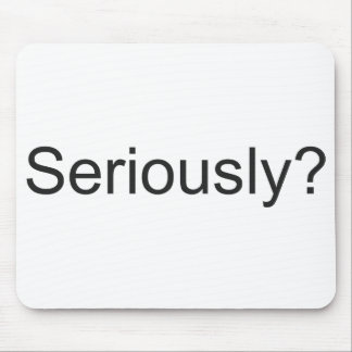 真剣にか。 マウスパッド