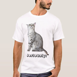 真剣にか。 子猫 Tシャツ
