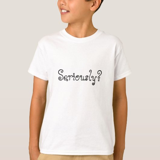 真剣にか。 Tシャツ (正面)