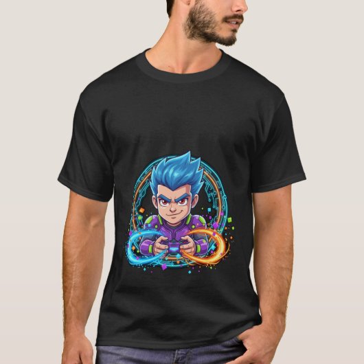 真剣にふざけるゲーミング Tシャツ (正面)