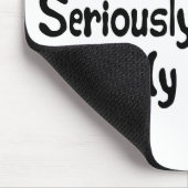 真剣に私のゲームに影響を与えること マウスパッド (コーナー)