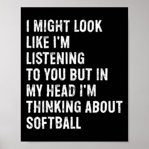 真剣に聞いているように見えるかも ウケ狙い ソフトラー ポスター