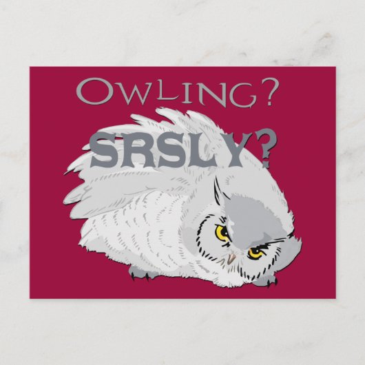 真剣に話し続ける ポストカード (正面)