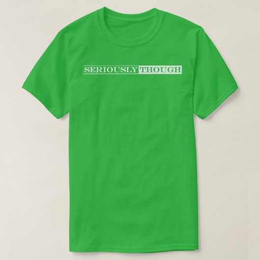 真剣に1 Tシャツ (デザイン正面)