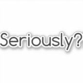 真剣に シール (正面)