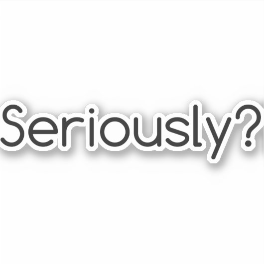 真剣に シール (正面)