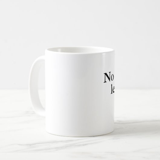 真剣に、私を放っておかないで下さい コーヒーマグカップ (正面左)