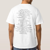 真北の航行-低い入札2010年 Tシャツ (裏面)