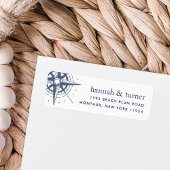 真北 |コンパス航海の差出人住所 ラベル