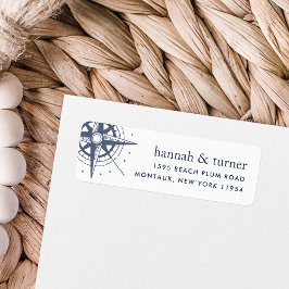 真北 |コンパス航海の差出人住所 ラベル