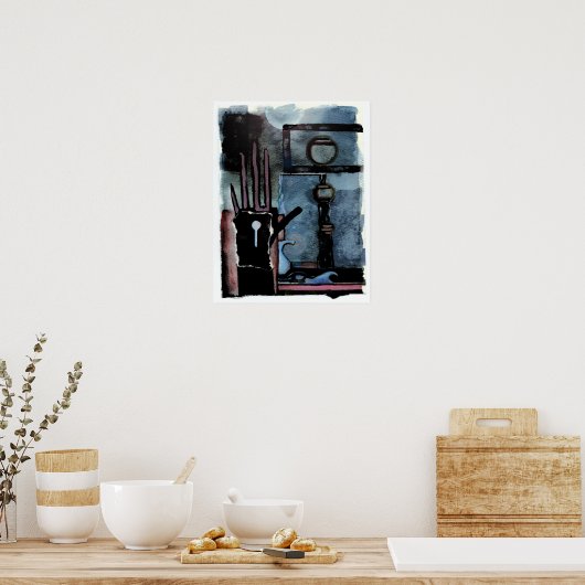 真北 ポスター (キッチン)