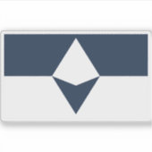 真南南極旗 シール (正面)