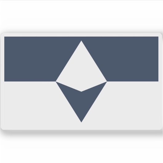 真南南極旗 シール (正面)