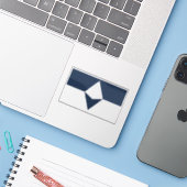 真南南極旗 シール (ノートパソコンとiPhone)