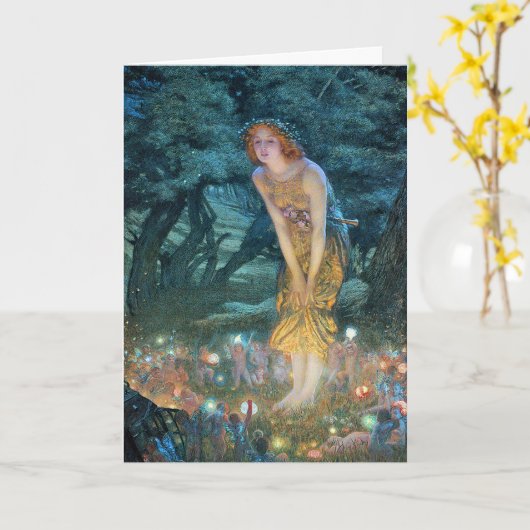 真夏のイブ カード (黄色い花)