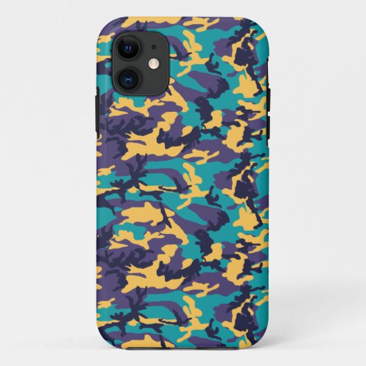 真夏のカモフラージュ柄 Case-Mate iPhoneケース (裏面)