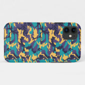 真夏のカモフラージュ柄 Case-Mate iPhoneケース (裏面(横))