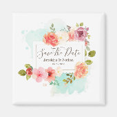 真夏のフローラの夢は日付を保存 マグネット (正面)