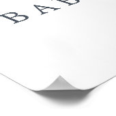 真夏のフローラベビーシャワーへようこそ ポスター (角)