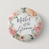 真夏のフローラ新郎の母 缶バッジ (正面)