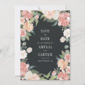 真夏のフローラ日付カードの保存 セーブザデート (正面)