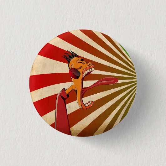 真夏の叫び 缶バッジ (正面)