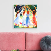 真夏の喜び キャンバスプリント (インサイチュ (リビング))